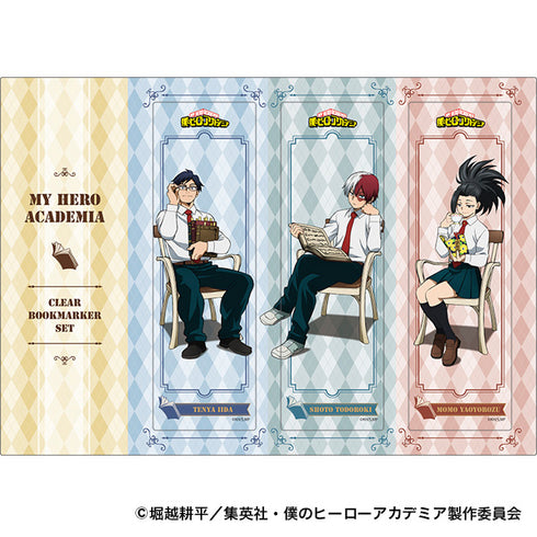 『僕のヒーローアカデミア』クリアしおりセット/B飯田天哉・轟焦凍・八百万百